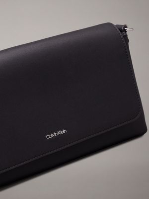 ck black convertible shoulder bag for women calvin klein