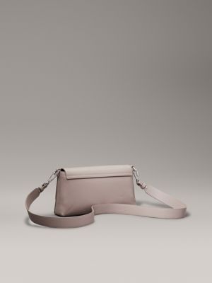 cinder monogram pu logo convertible shoulder bag for women calvin klein