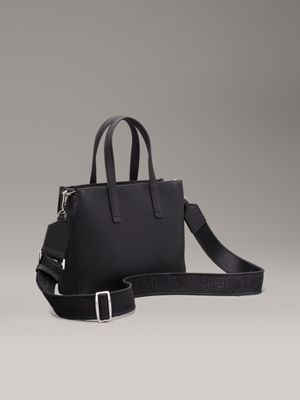 ck black small tote bag for women calvin klein