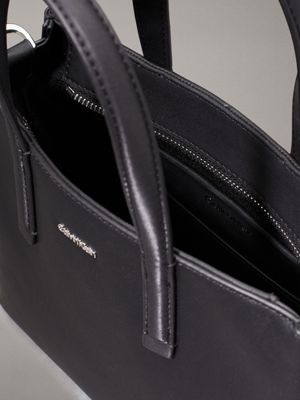 ck black small tote bag for women calvin klein