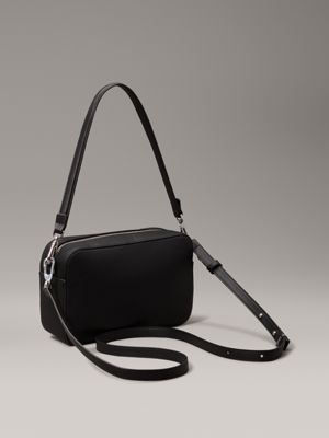 ck black quilted crossbody bag for women calvin klein