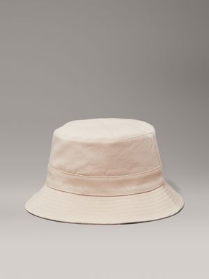 doeskin reversible logo bucket hat for women calvin klein