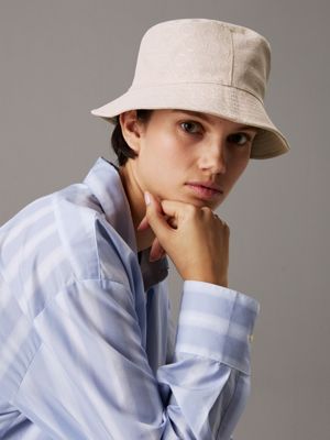 bob réversible avec logo doeskin pour femmes calvin klein
