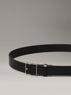 ck black leather belt for women calvin klein