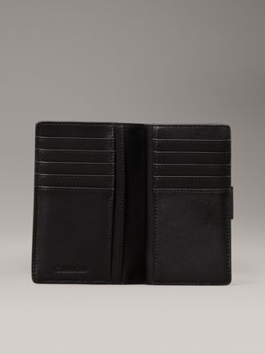 ck black slimfold wallet for women calvin klein