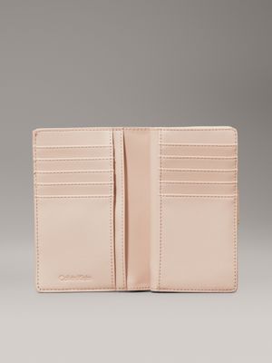 rose dust slimfold wallet for women calvin klein