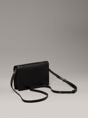 ck black crossbody wallet bag for women calvin klein