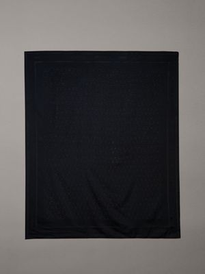 sciarpa con logo black da donne calvin klein