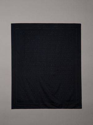 black logo scarf for women calvin klein