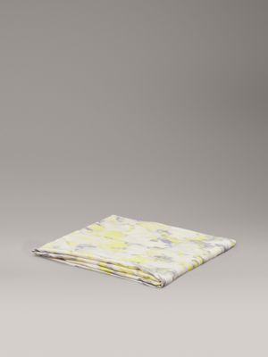 floral tie dye / tofu print scarf for women calvin klein