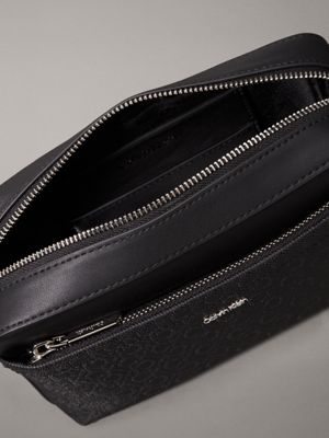 ck black logo convertible camera bag for women calvin klein