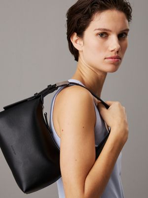 ck black shoulder bag for women calvin klein