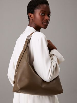 teak hobo bag for women calvin klein