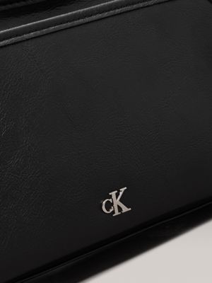 black wandelbare crossbody bag für damen - calvin klein jeans