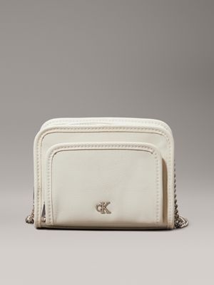 cream small crossbody bag for women calvin klein jeans