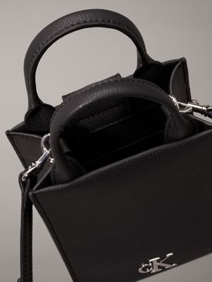 black mini phone tote bag for women calvin klein jeans