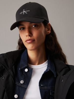 black logo cap for women calvin klein jeans