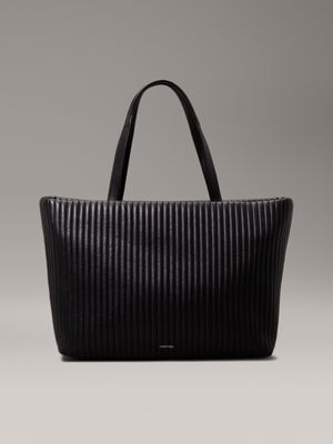 black quilted tote bag for women calvin klein