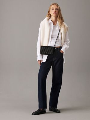 black quilted crossbody bag for women calvin klein