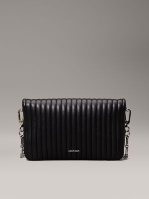 black quilted crossbody bag for women calvin klein