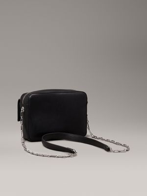 Black crossbody bag chain online