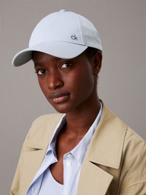 zen blue twill cap for women calvin klein