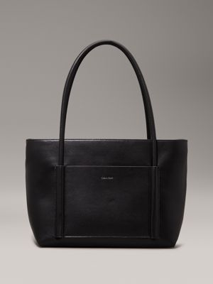 black 2-in-1 tote bag for women calvin klein