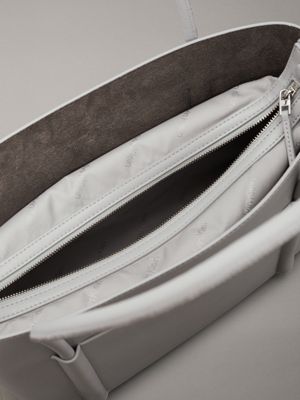 mirage gray 2-in-1 tote bag for women calvin klein