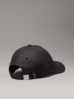 ck black linen blend cap for women calvin klein