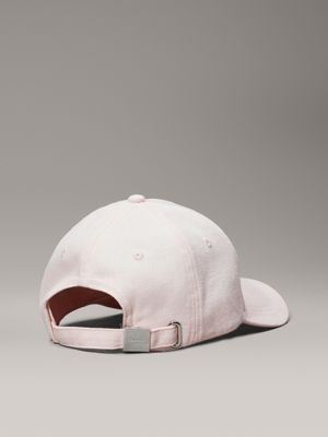 crystal pink linen blend cap for women calvin klein