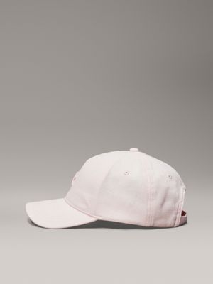 crystal pink linen blend cap for women calvin klein