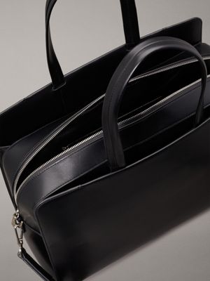 ck black leather handbag for women calvin klein