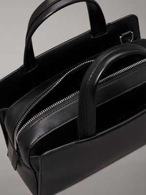 ck black leather handbag for women calvin klein