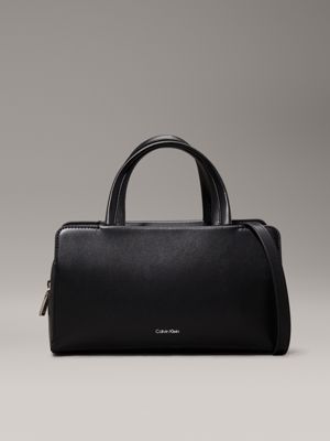 black leather handbag for women calvin klein