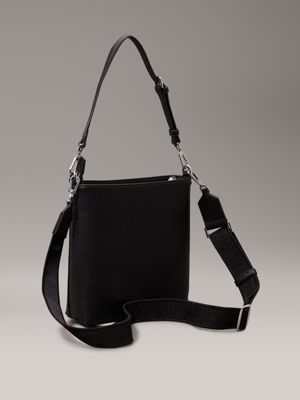 pvh black small bucket bag for women calvin klein