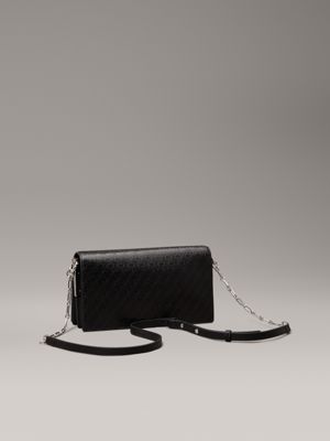 classic mono black logo small crossbody bag for women calvin klein