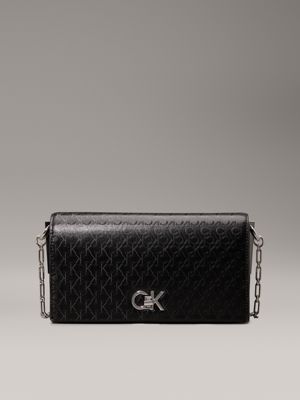 black logo small crossbody bag for women calvin klein
