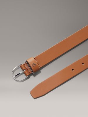 nuthatch leather belt for women calvin klein