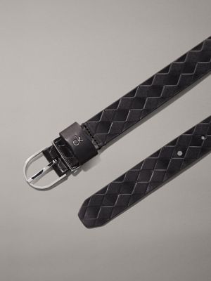 ck black leather belt for women calvin klein