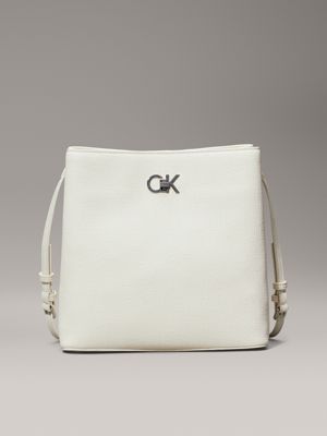 beige bucket bag for women calvin klein