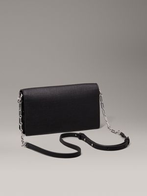 ck black crossbody wallet bag for women calvin klein