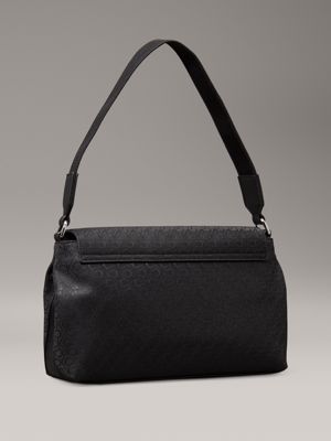 ck black logo handbag for women calvin klein