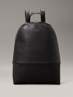 black logo backpack for women calvin klein