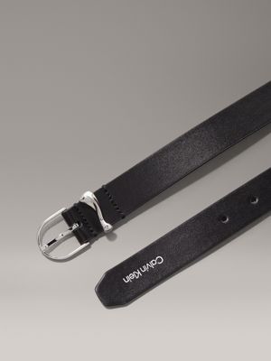 ck black leather belt for women calvin klein