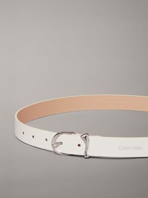 sea salt leather belt for women calvin klein