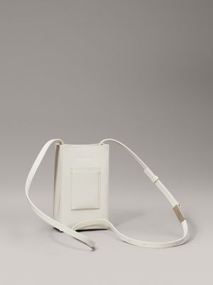 chalk small leather crossbody bag for women calvin klein