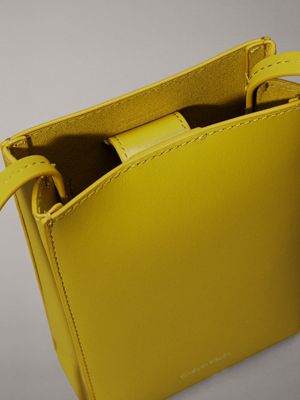 avocado oil small leather crossbody bag for women calvin klein