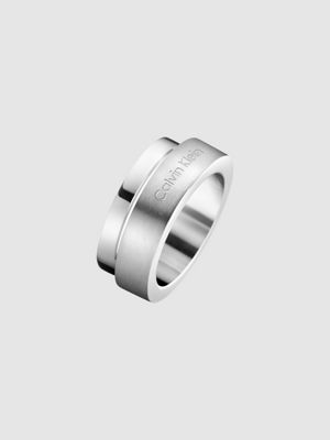 calvin klein silver ring