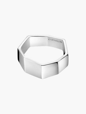 calvin klein silver ring