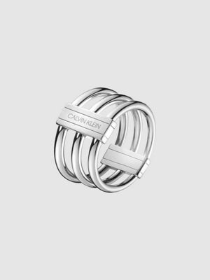 calvin klein silver ring